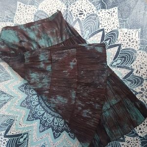 Bohemian Maxi skirt Tie-dye